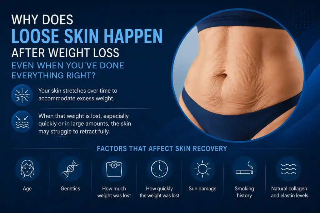 Why Does Loose Skin Happen After Weight Loss Even When You’ve Done Everything Right Horsham?