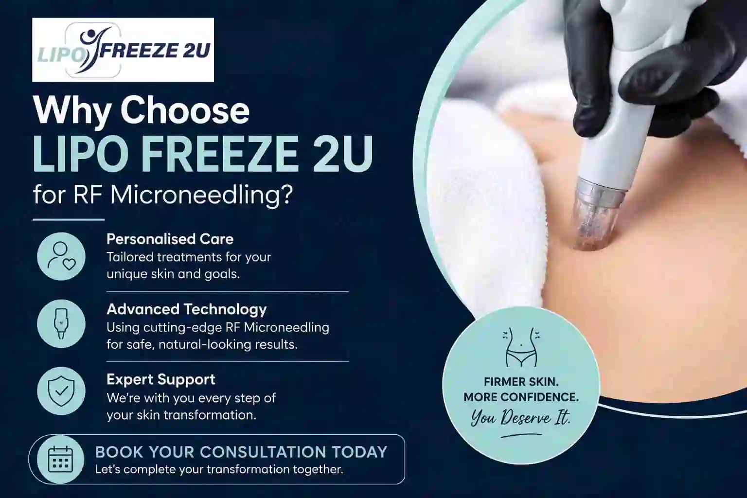 Why Choose LIPO FREEZE 2U for RF Microneedling Horsham?